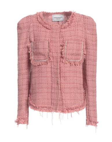 Woman Jacket Antique rose Size 4 Polyester, Polyacrylic