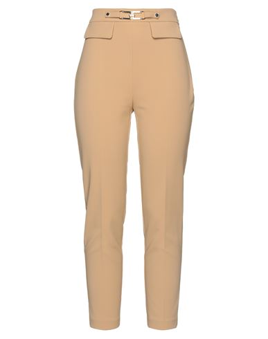 Elisabetta Franchi Woman Pants Camel Size 10 Polyester, Elastane