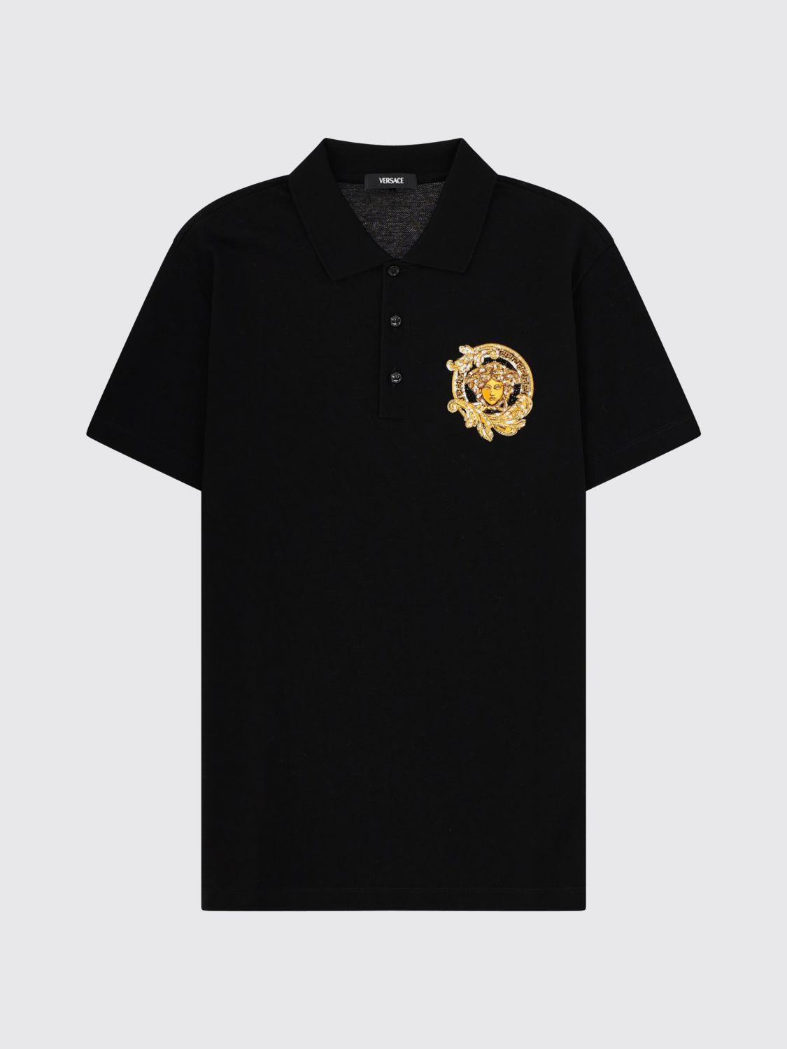 Polo Shirt Men color Black
