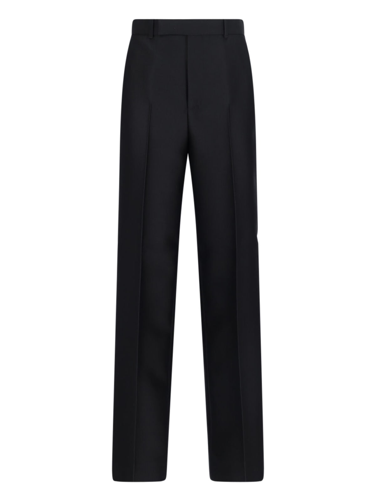 Black Wool Blend Pant