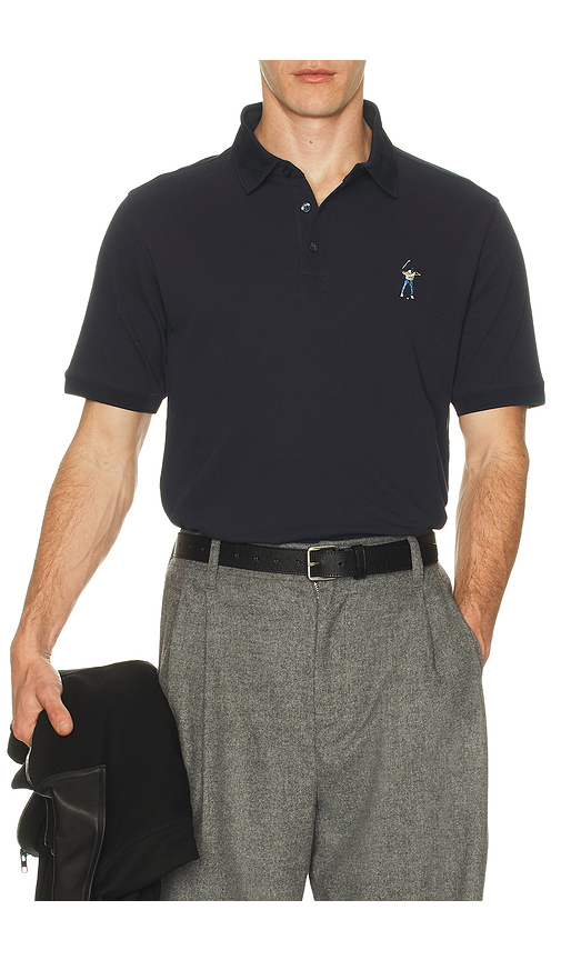 Eastside Golf Core Pique Polo in Navy. M. Also in S, L, XL/1X