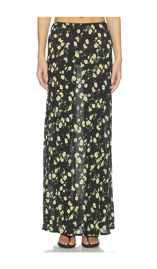 AFRM Ansley Skirt in Citrus Ditsy. 1X also in L, M, S, XL, XS