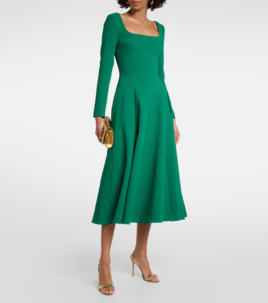Kylee crêpe midi dress
