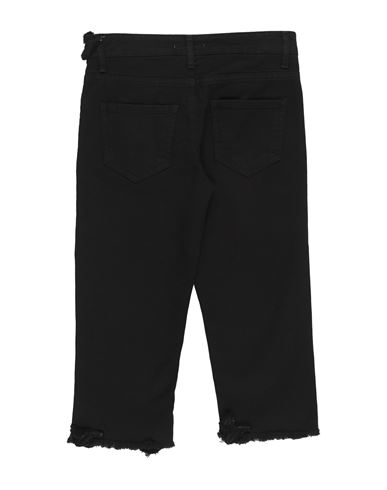 Kid Girl Pants Black Size 16 Cotton, Elastane