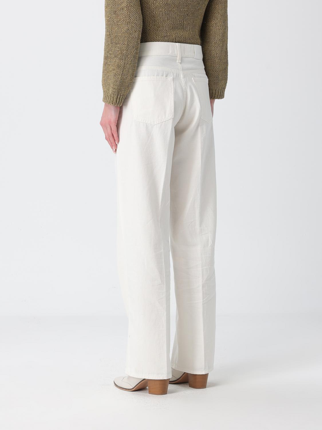 Jeans Woman color White