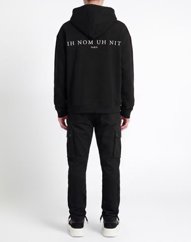 Man Sweatshirt Black Size S Cotton