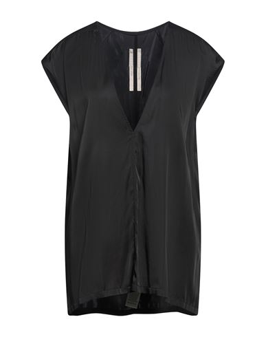 Woman Top Black Size 6 Acetate, Viscose