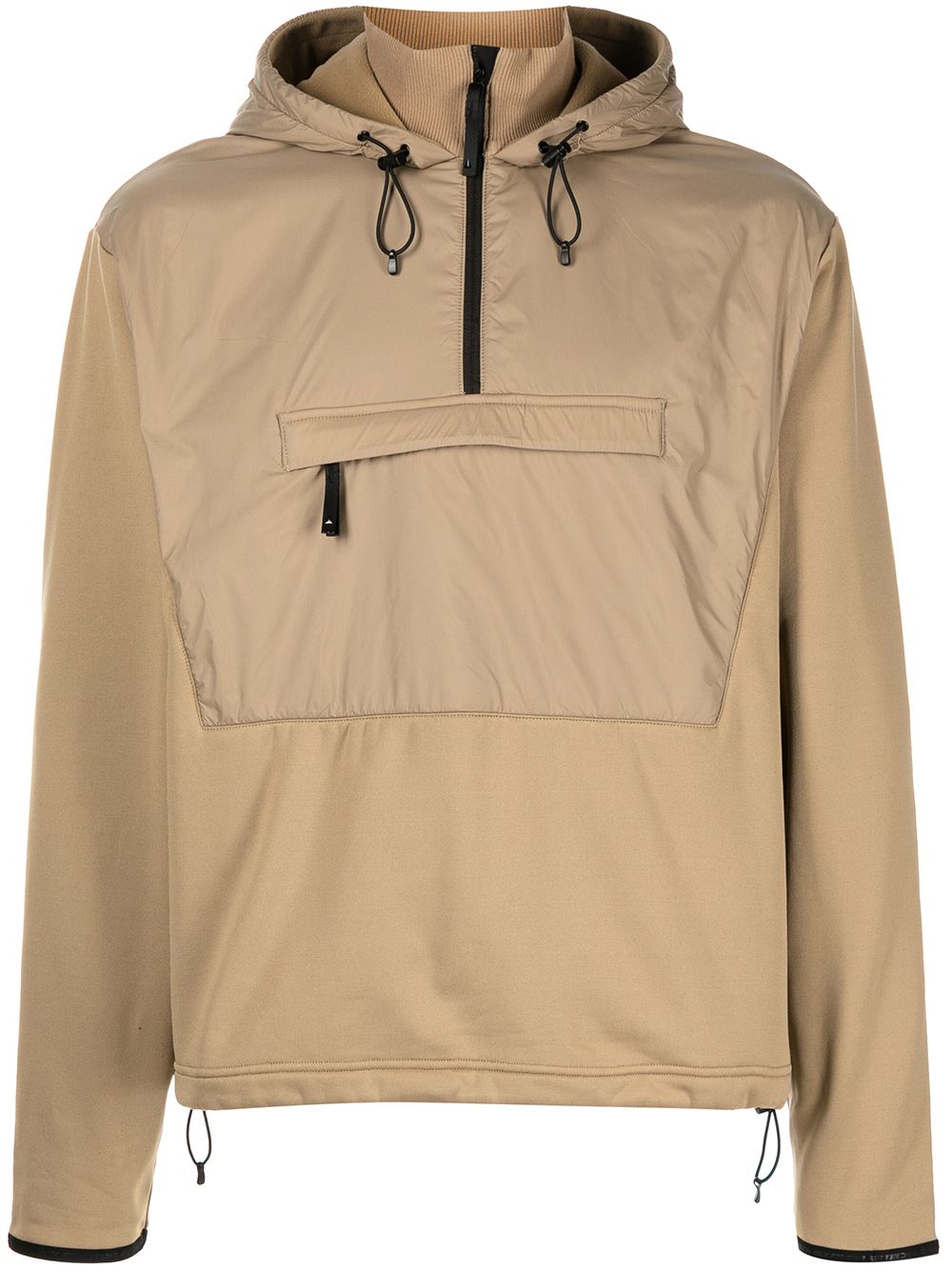 Hut fleece hoodie - Brown