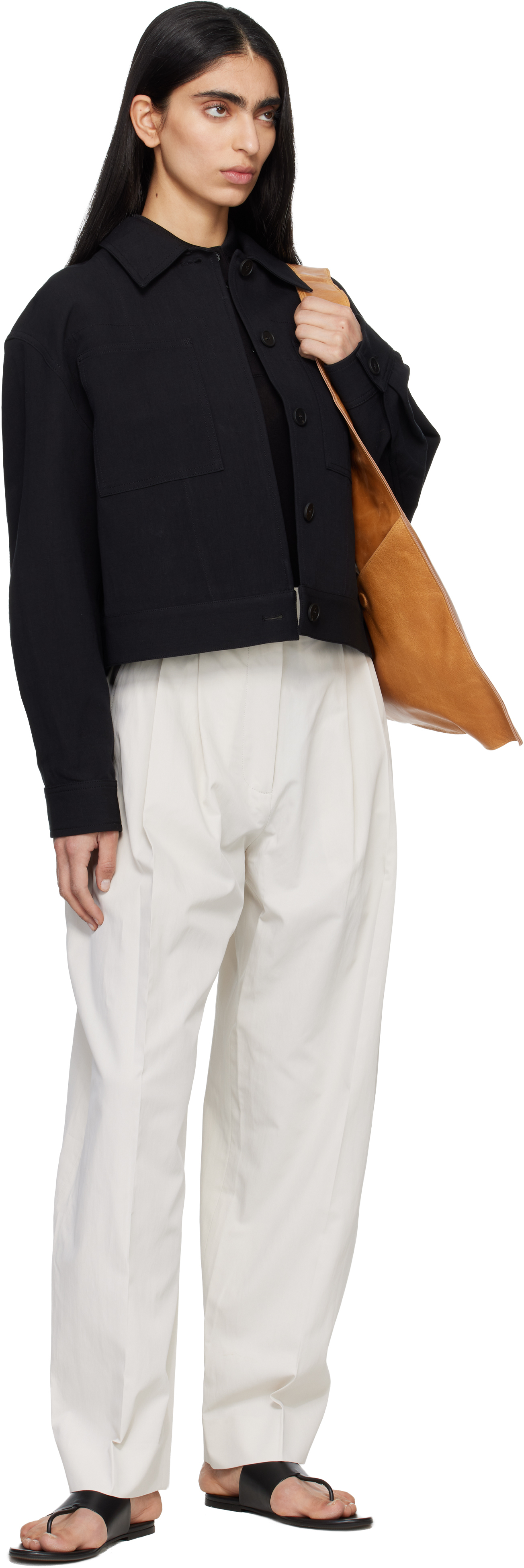 Beige Acuna Trousers