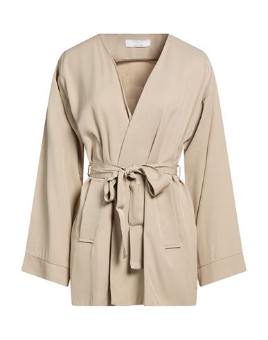 Woman Jacket Taupe Size 2 Viscose