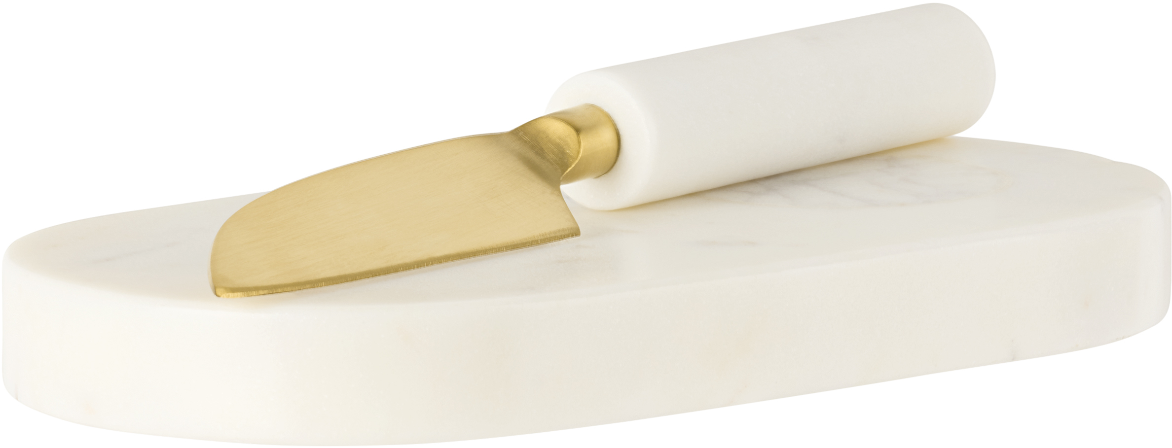 White Jermyn Chopping Board & Knife Set