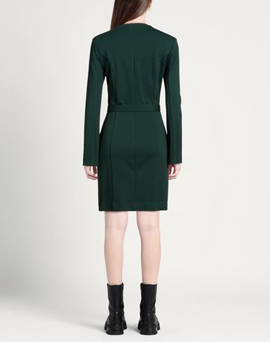 Woman Mini dress Green Size 8 Viscose, Polyamide, Elastane