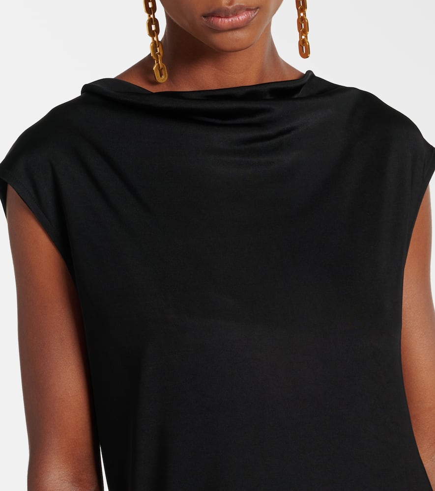 Tie-detail midi dress