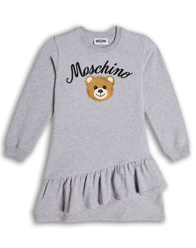 Kid Girl Kids' dress Light grey Size 10 Cotton, Elastane