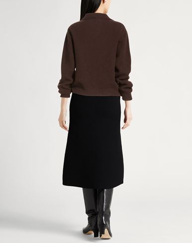 Chocolat Woman Sweater Chocolate brown Size M Merino Wool