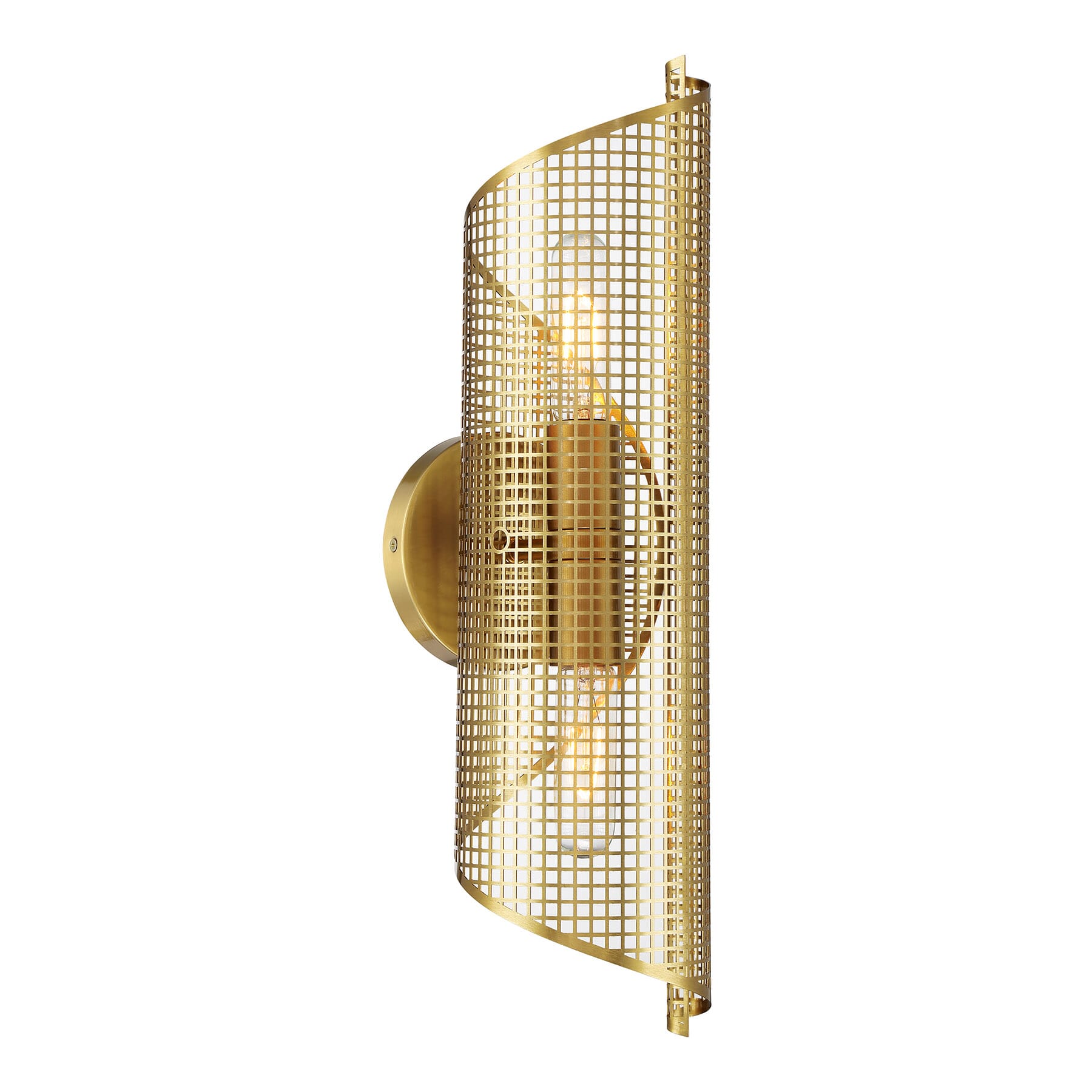 Hillbourne 2-Light Wall Sconce in Warm Bra