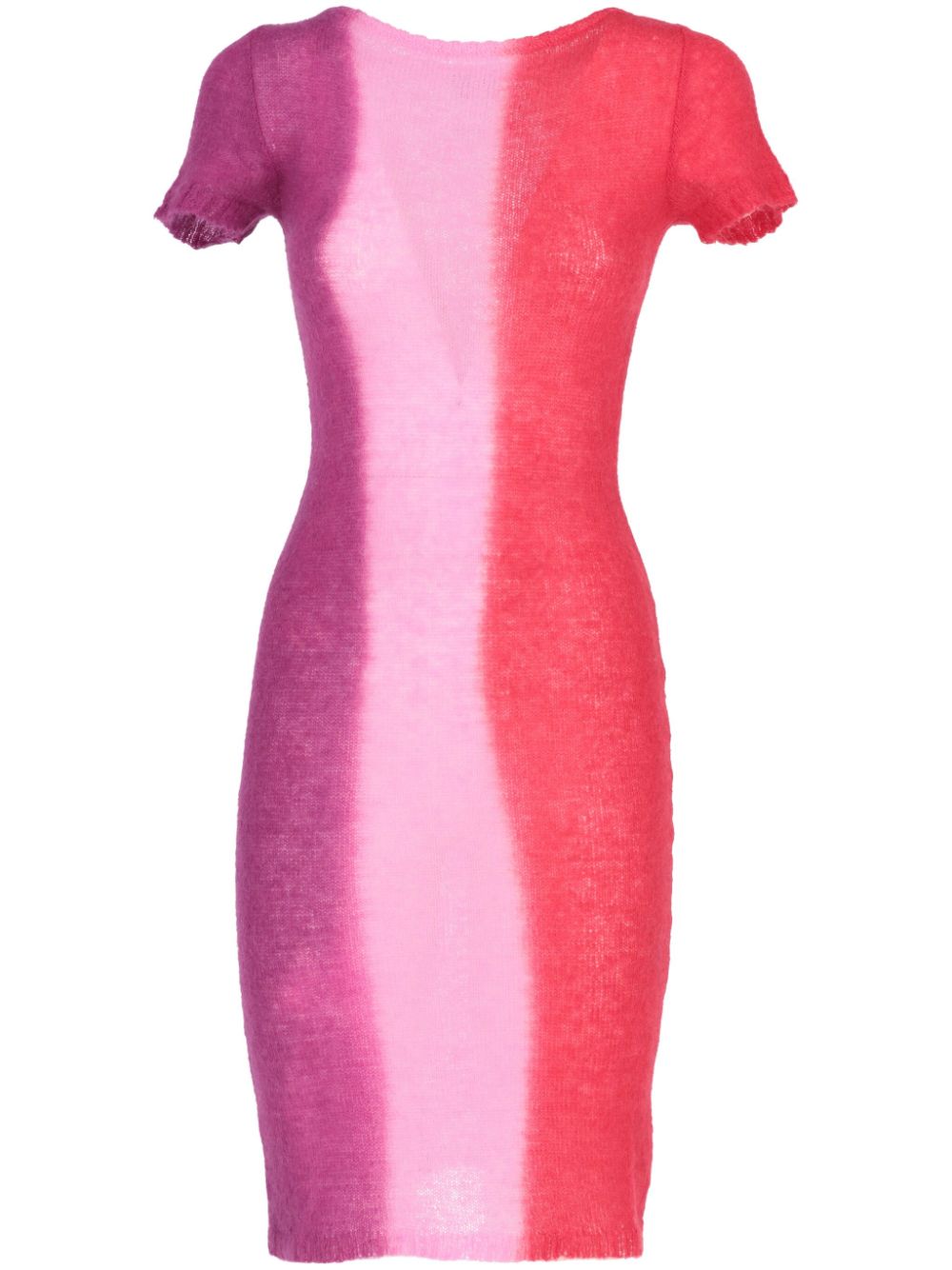 2000s striped dress - Pink