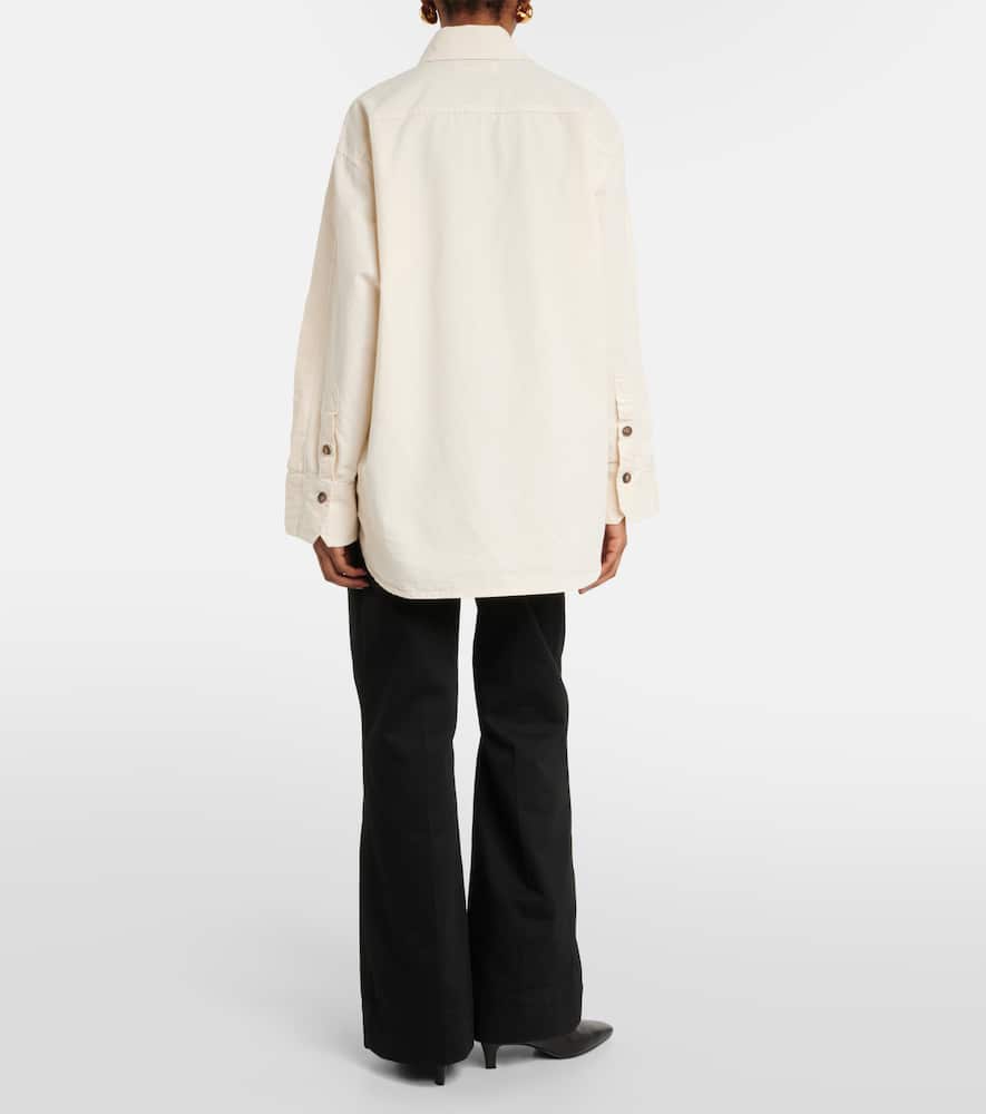 Oversized cotton shirt