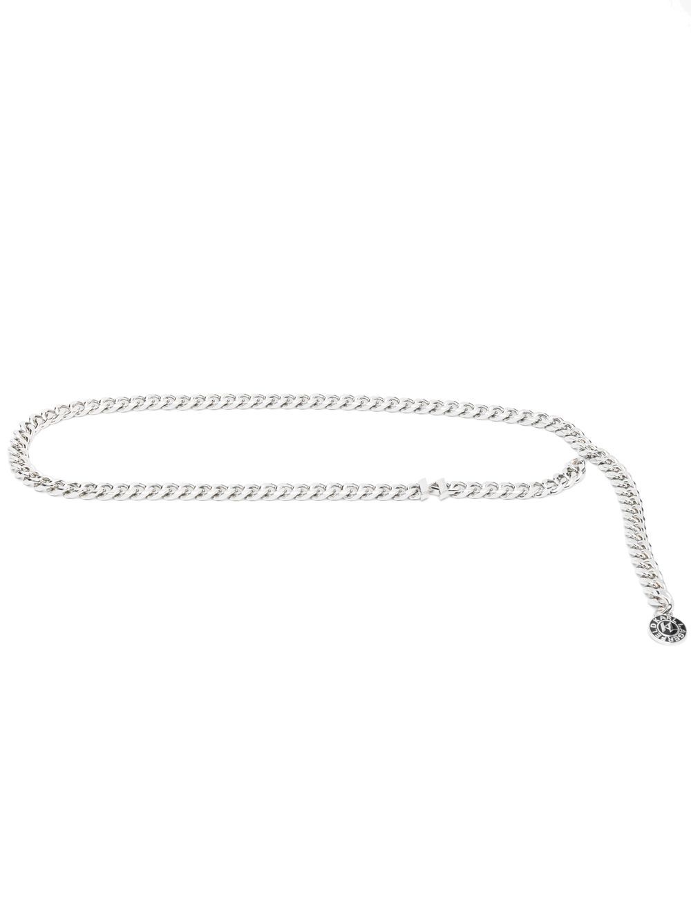 K/Monogram chain belt - Silver