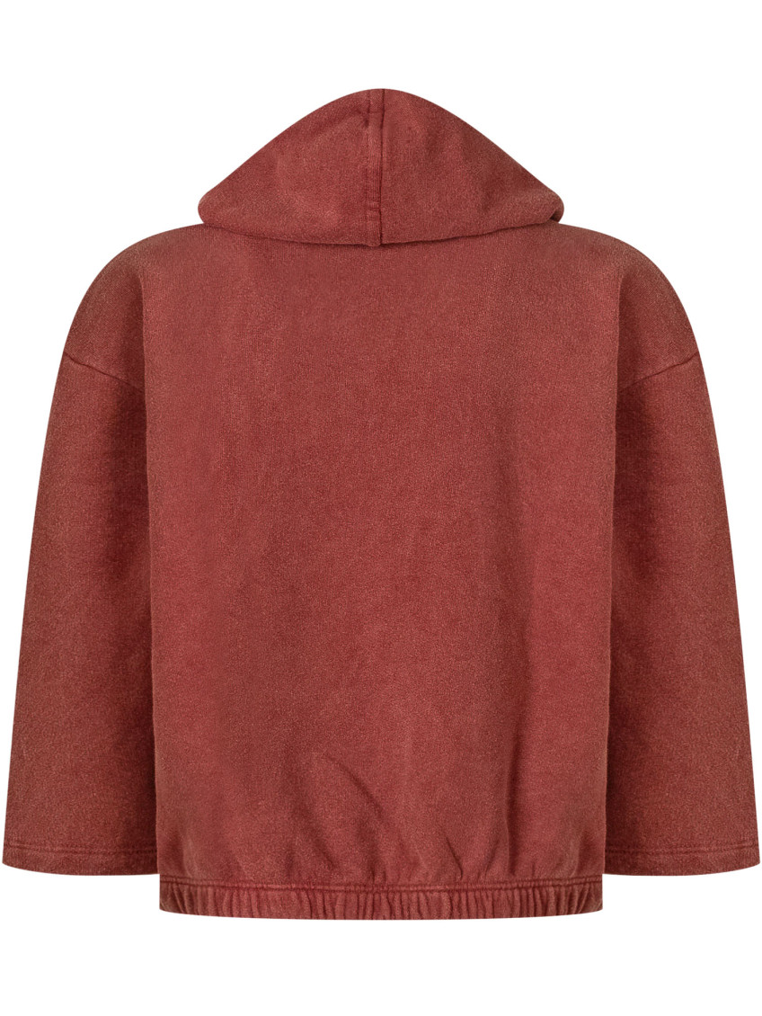 Kids Brown Logo Hoodie