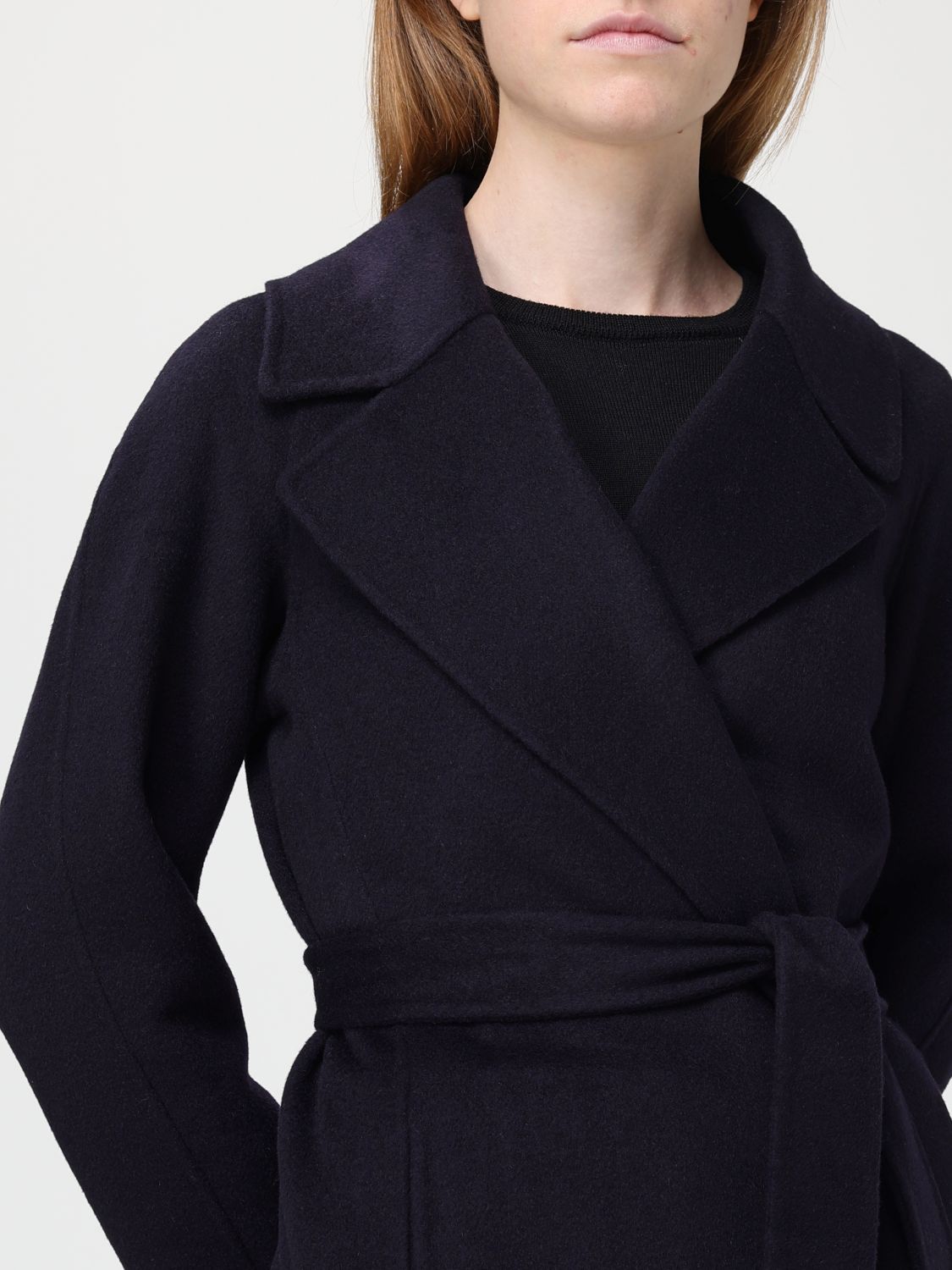 Coat PALTÒ Woman color Blue