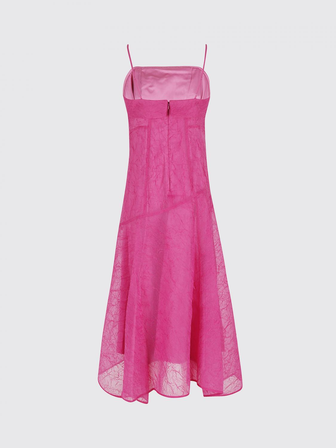 Dress Woman color Raspberry