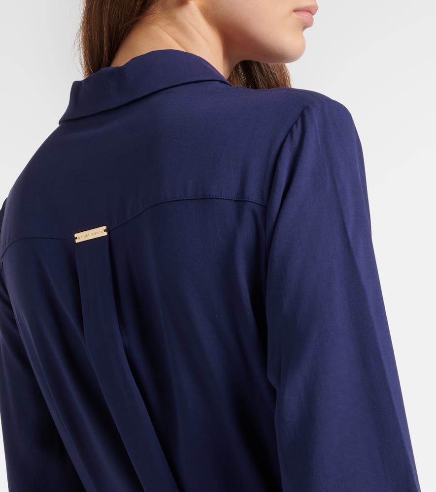 Tiered shirt dress