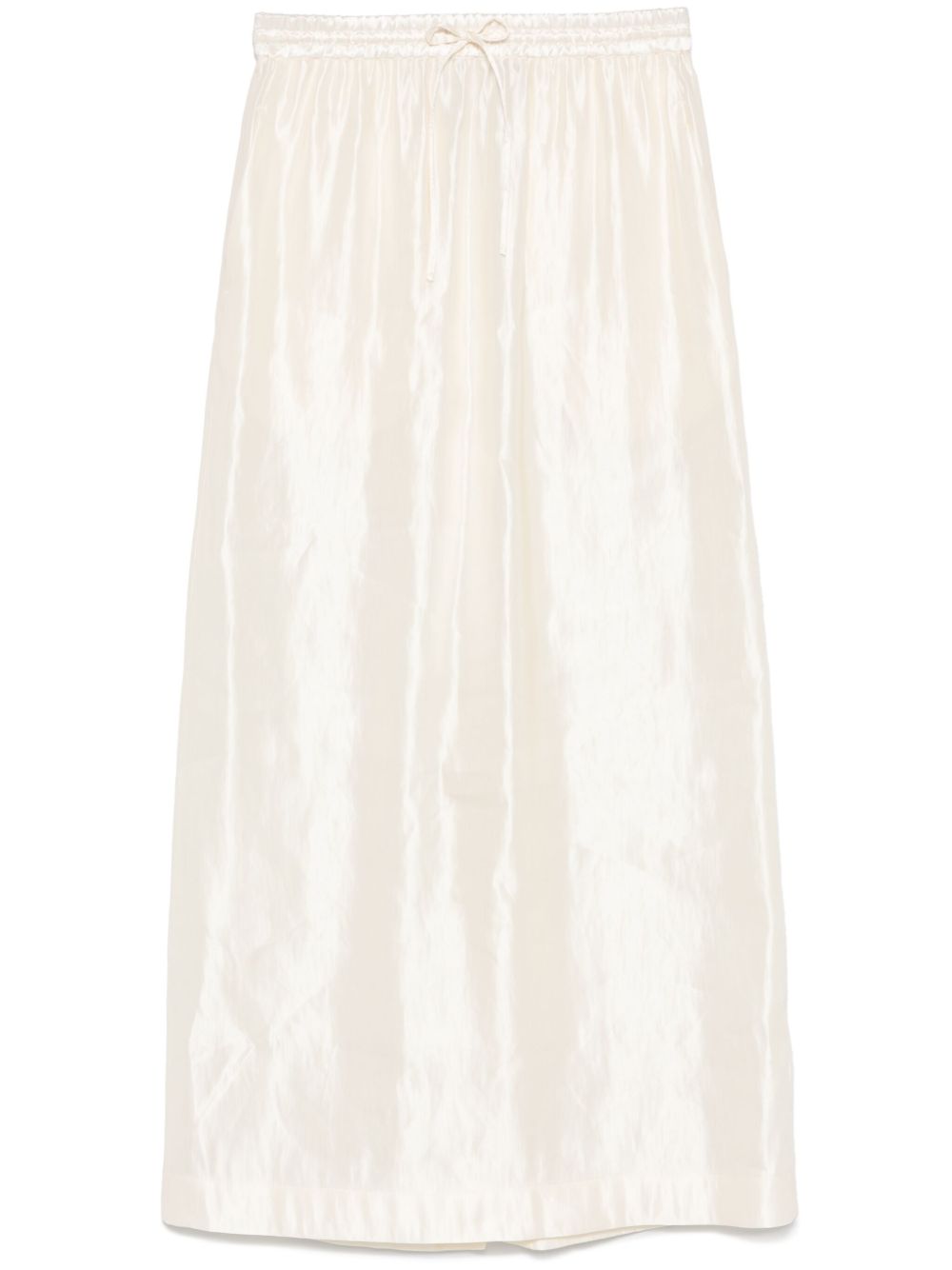 Satin maxi skirt - Neutrals