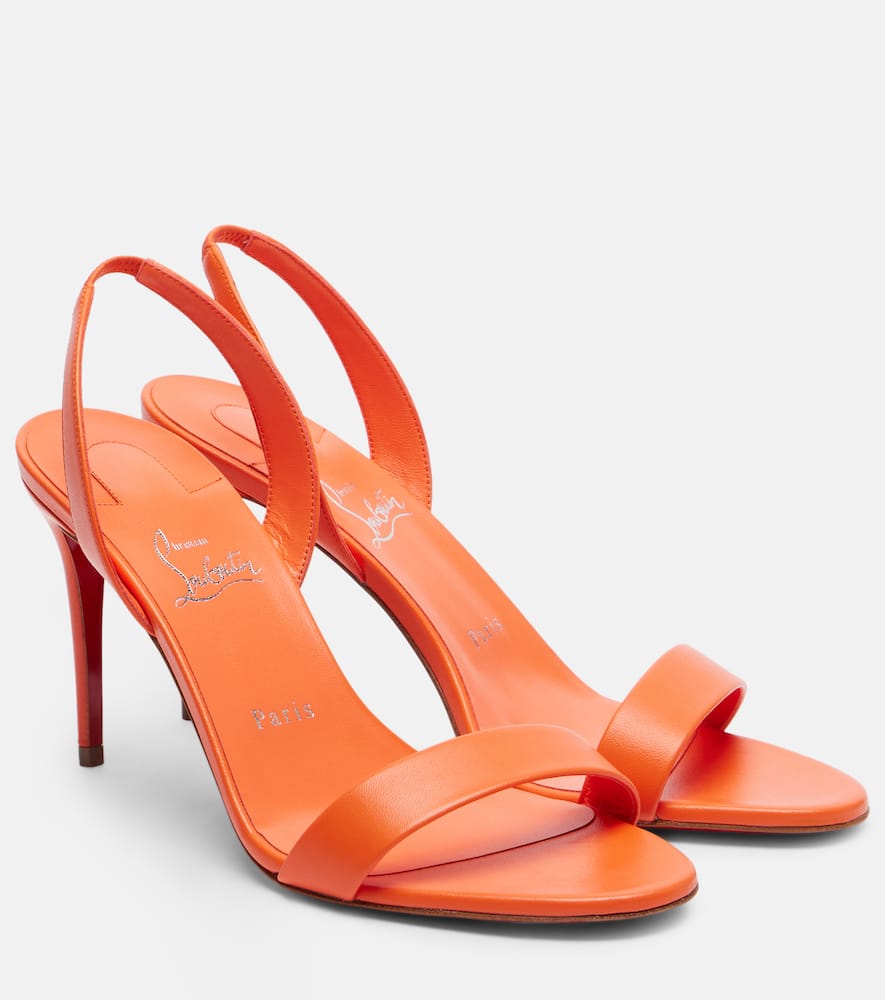 O Marylin 85 leather slingback sandals