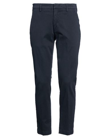 Man Pants Midnight blue Size 40 Cotton, Elastane