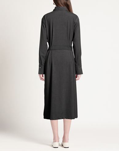 Woman Midi dress Grey Size 8 Polyester, Viscose, Elastane