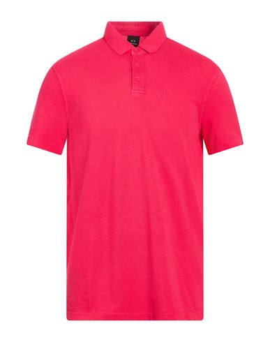 Man Polo shirt Fuchsia Size M Cotton