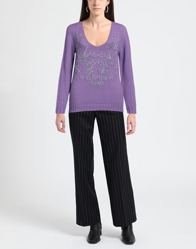 Woman Sweater Mauve Size 6 Viscose, Polyester, Polyamide