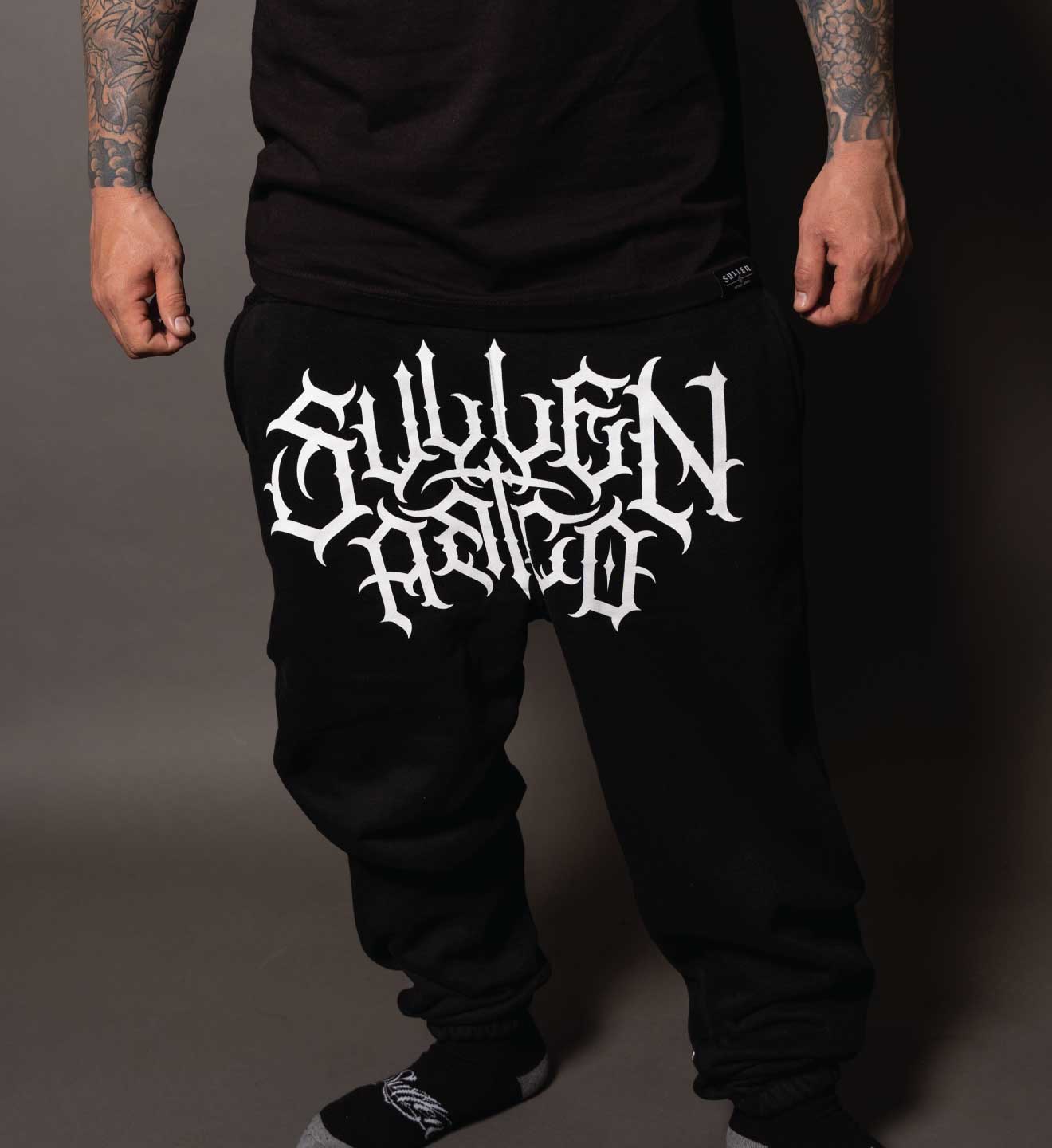 Tribalic Sweatpants, BLACK
