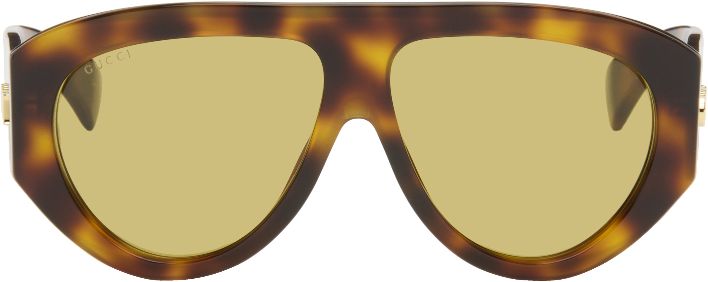 Brown Mask Frame Sunglasses