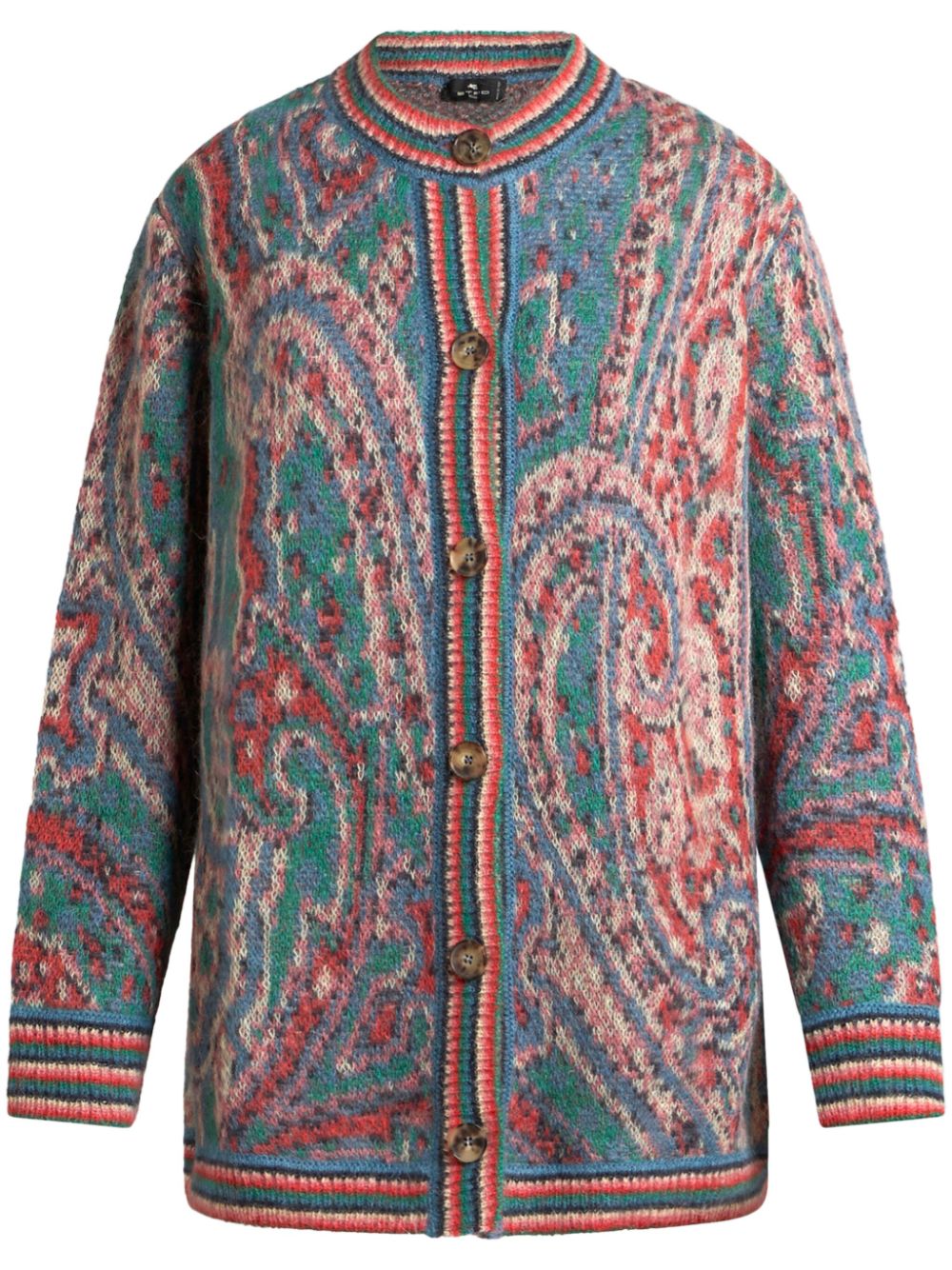 Paisley cardigan - Blue