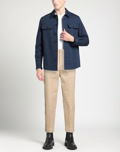 Man Pants Beige Size 30 Cotton, Elastane