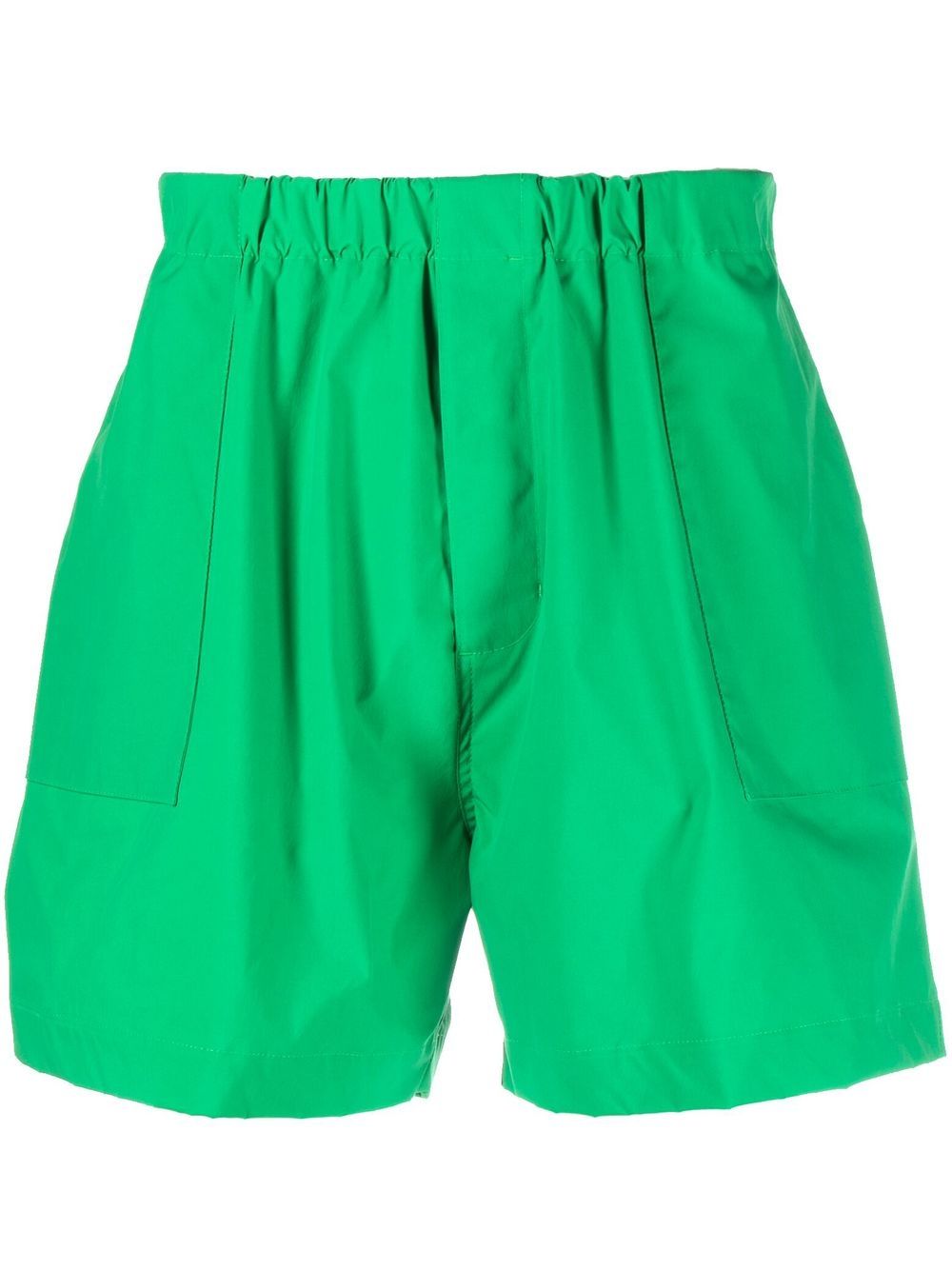Captain elasticated waistband shorts - Green