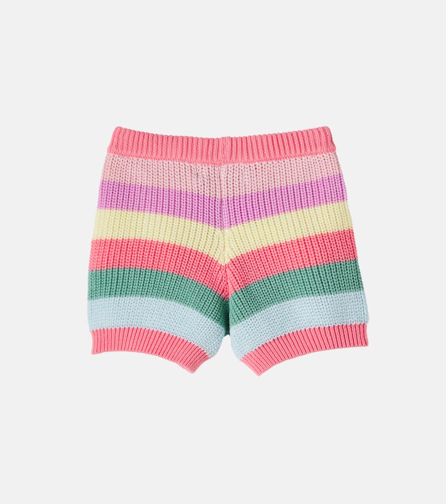 Canela striped cotton shorts