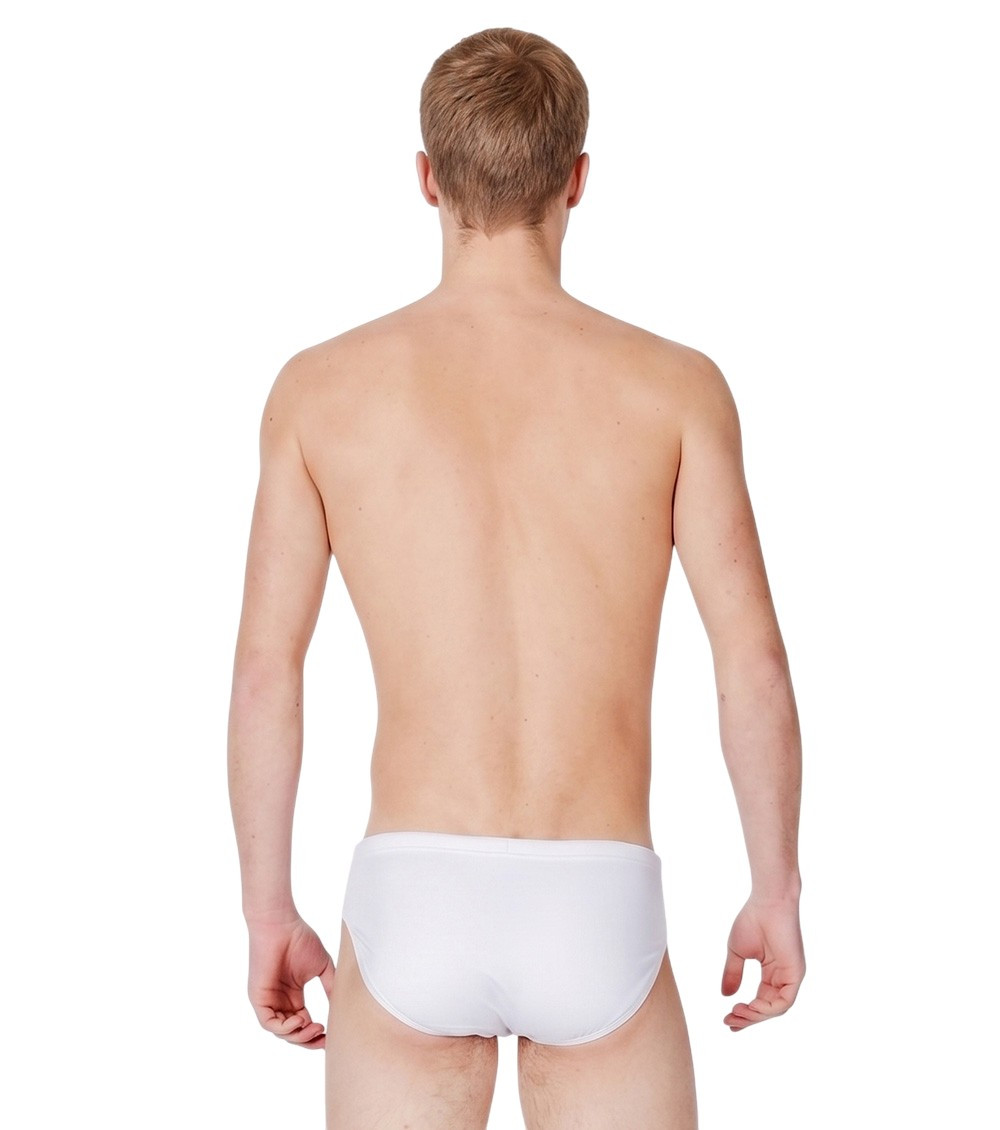 White Solid Briefs