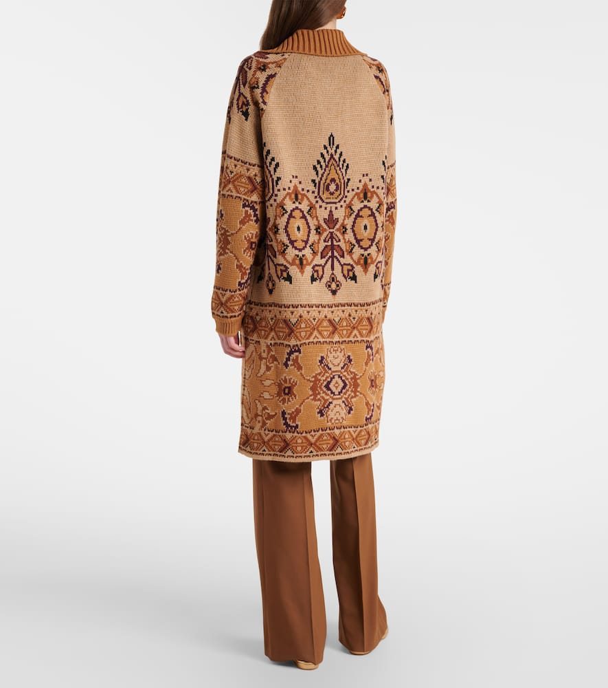 Wool-blend cardigan