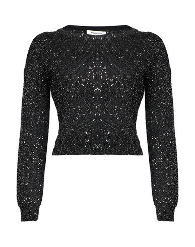 Woman Sweater Black Size L Viscose, Polyester