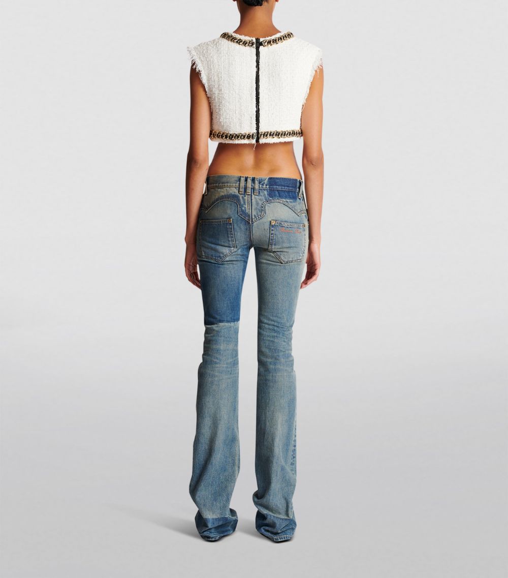 Low-Rise Bootcut Jeans
