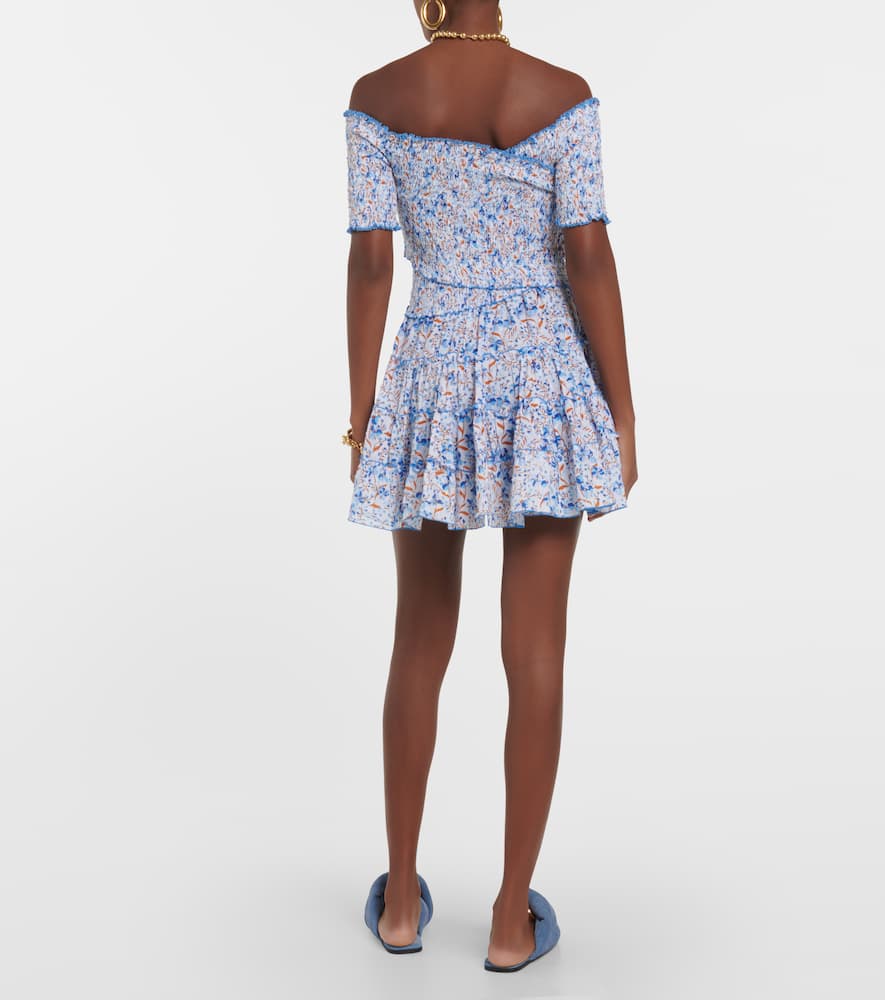 Soledad floral cotton minidress