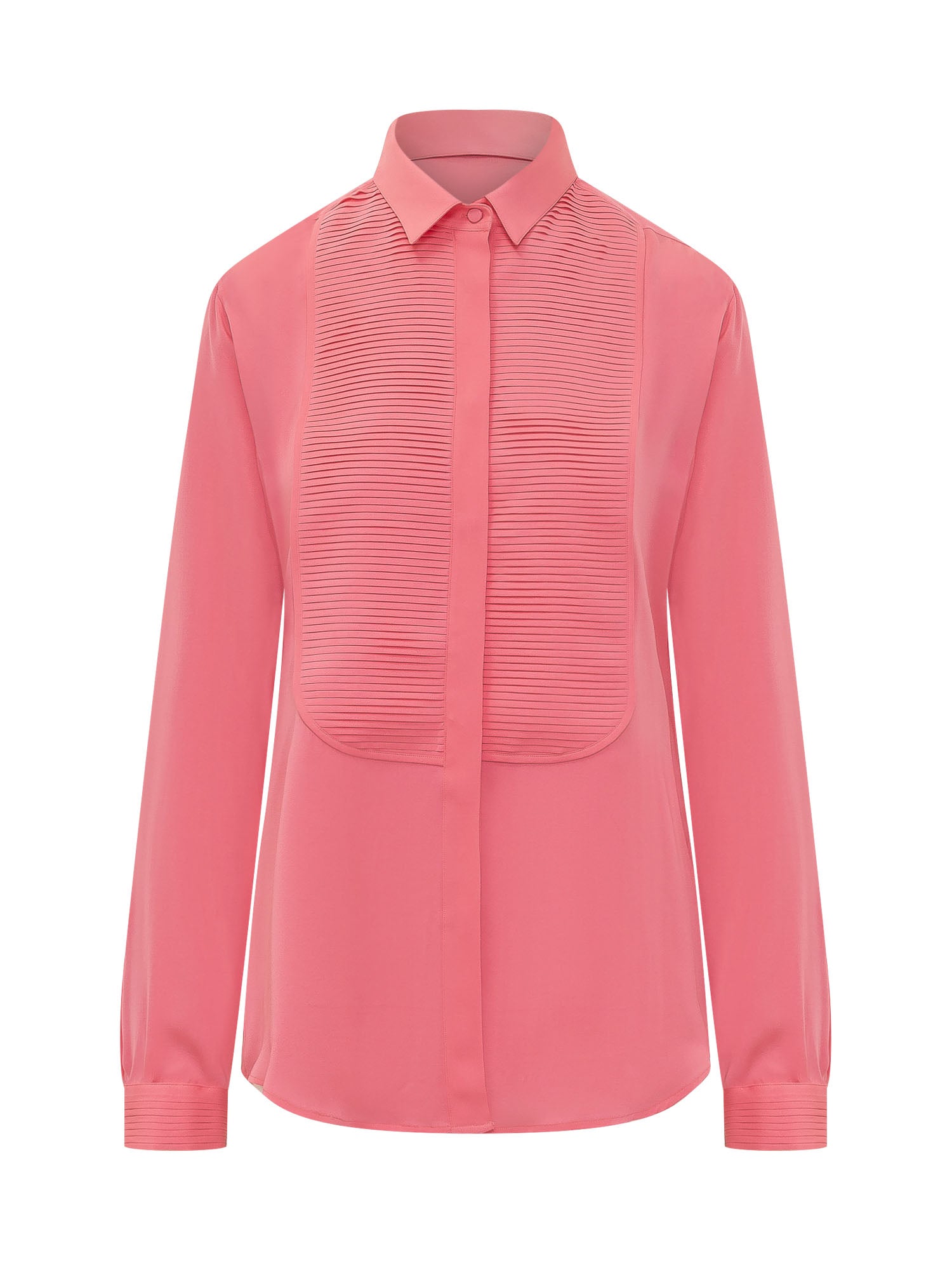 Silk Plissé Shirt