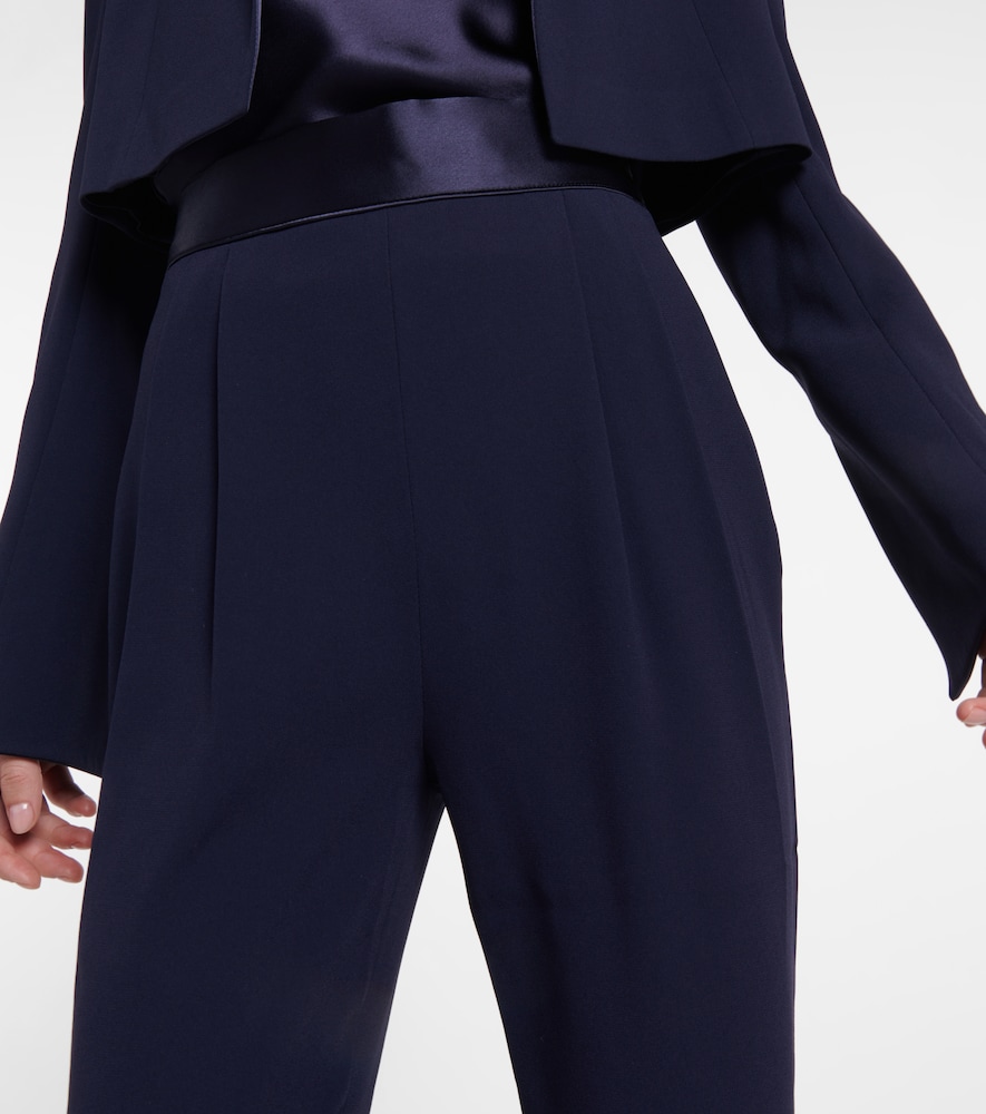 High-rise slim pants
