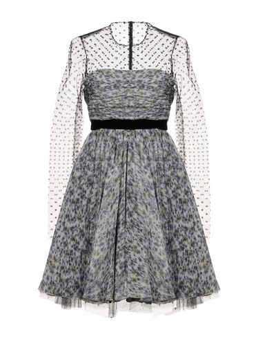 Woman Mini dress Light grey Size 6 Silk, Polyamide