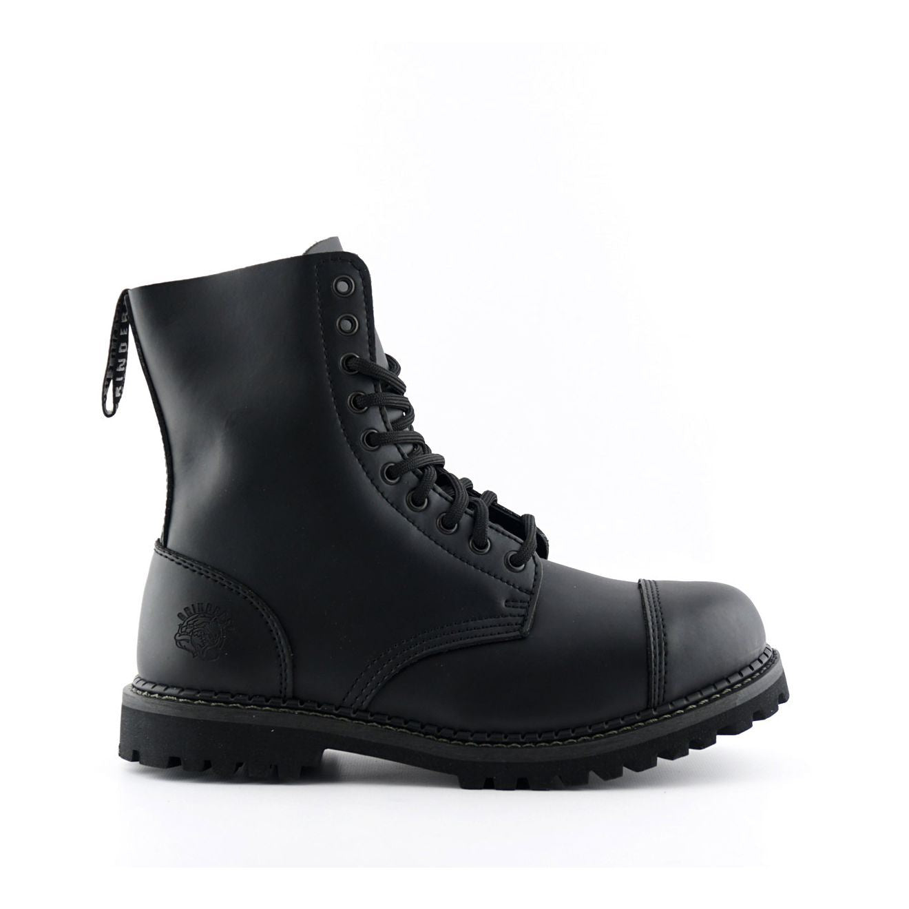 Stag CS Black Unisex Safety Steel Toe Cap Military Punk Boots