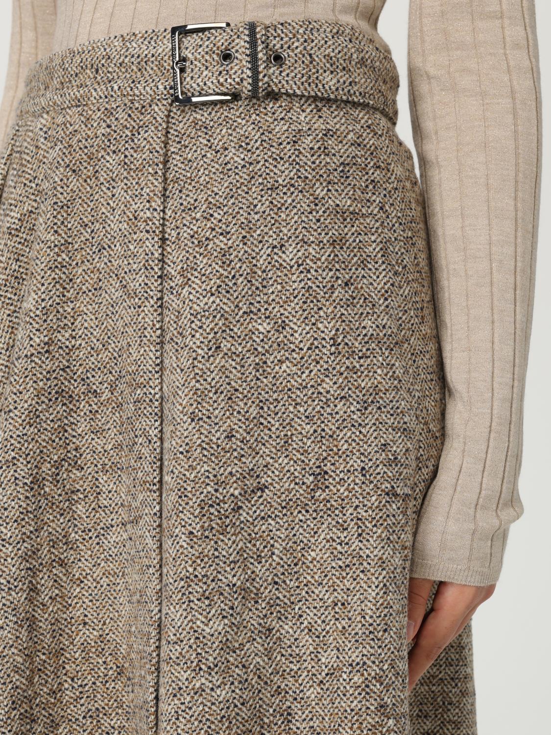 Skirt Woman color Beige
