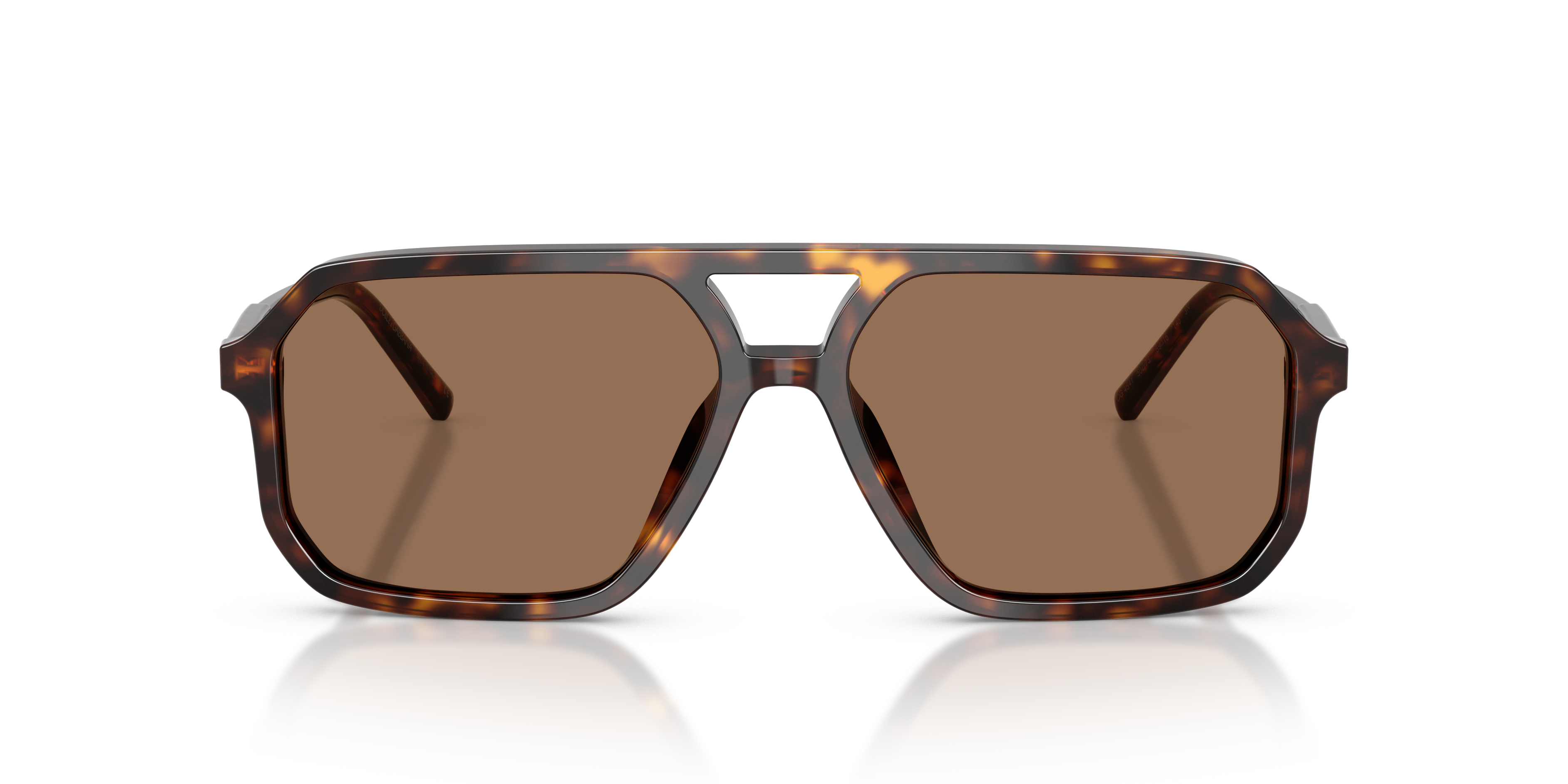 Dolce & Gabbana Unisex Dolce & Gabbana DG4541 502/73 Sunglasses Acetate Turtle Brown Pilot Norma